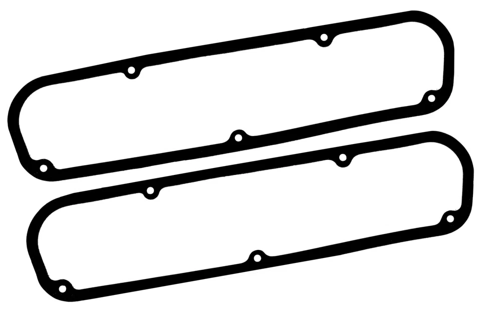 SB Small Block Chrysler Valve Cover Gaskets - Black Rubber With Steel Inner Core - Image 1 of 1