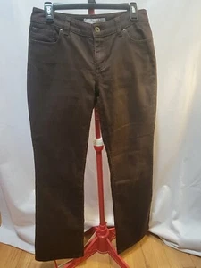 Chicos Platinum Chocolate Brown Jeans. Size 0 - Picture 1 of 7