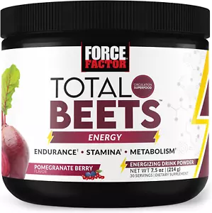 Total Beets Energy Drink Mix, Superfood Beet Root Powder with Nitrates to Boost - Picture 1 of 12