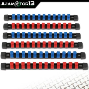 MOUNTABLE SOCKET RAIL RACK HOLDER ORGANIZER 1/4 3/8 1/2 ABS 6 GOLIATH INDUSTRIAL - Bild 1 von 9