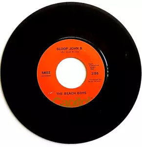 BEACH BOYS - Youre So Good To Me / Sloop John B - Vinyl 45rpm Capitol 5602 Surf - Imagen 1 de 3