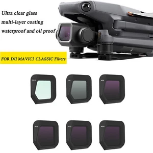 Optical Glass UV CPL ND8 ND16 ND32 ND64 Lens Filter For DJI Mavic 3 Classic - Picture 1 of 17