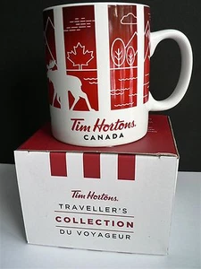 NEW in Gift Box TIM HORTONS "CANADA" Travellers Collection Mug 2016 Du Voyageur - Bild 1 von 8