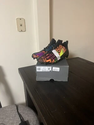 adidas Men's adizero 12.0 Mismatch Football Cleats IG9569 Black Size 13 No Lid - Image 1 of 4