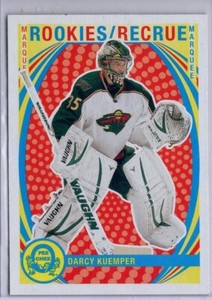 2013-14 O-Pee-Chee Retro Blank Backs #516 Darcy Kuemper RC