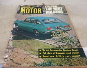 Oct 1966 MODERN MOTOR Magazine CORONA FASTBACK Bellett MG MAZDA 1000 - Picture 1 of 9