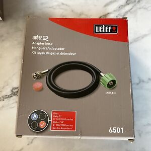 Weber 6501 6 ft. Adapter Hose for Weber Q-Series and Gas Go-Anywhere BBQ Grill