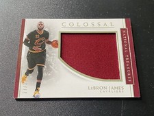 2016-17 Panini National Treasures Lebron James Colossal Patch 27/30 Cavaliers