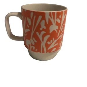 Starbucks 2016 Summer Orange Floral 12oz Mug - Picture 1 of 5