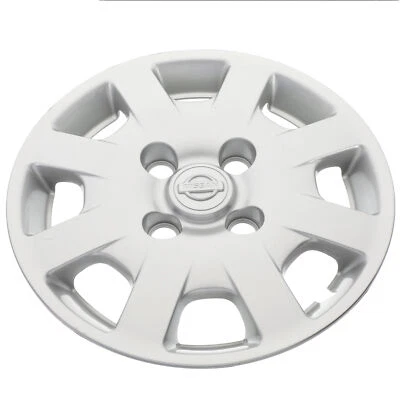NEW OEM Nissan 2000-02 Sentra 14" Silver Plastic Wheel Cover Hubcap 40315-4Z000 - Image 1 of 3