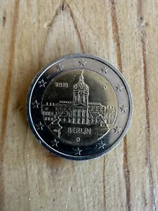 2 Euro Münze Berlin 2018 D Selten - Bild 1 von 2