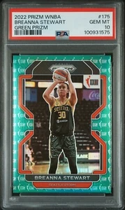 BREANNA STEWART 2022 PRIZM WNBA #175 RARE GREEN W25 SP PSA 10 GEM MINT POP 3 🔥 - Picture 1 of 3