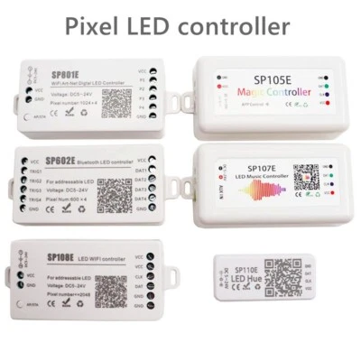 WS2812B WS2811 WS2813 WS2815 Pixel LED Strip Controller WLAN/Bluetooth/Musik - Bild 1 von 4
