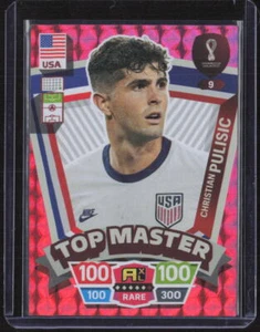 2022 Panini Adrenalyn XL FIFA World Cup Qatar #9 Christian Pulisic Top Master - Picture 1 of 2