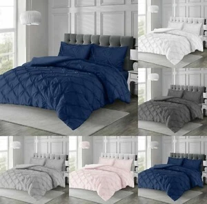INTIMATES ANGELICA Pintuck Duvet Cover set With Pillow Case Quilt Cover Bedding  - Picture 1 of 4