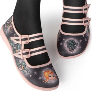 Zapatos planos Mary had a Lamb Mary Jane Hot Chocolate Design talla 39 EE. UU. 9 USADOS EN EXCELENTE ESTADO - Imagen 1 de 16
