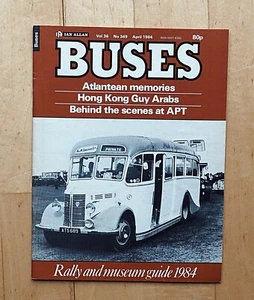 Buses Magazine April 1984. Ian Allan. Rally & Museum Guide 1984 - Picture 1 of 3
