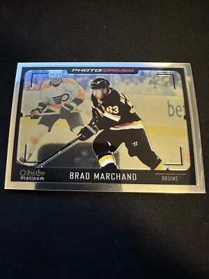 2021-22 O-Pee-Chee Platinum Brad Marchand Photodriven #PD-4 Boston Bruins - Image 1 of 2