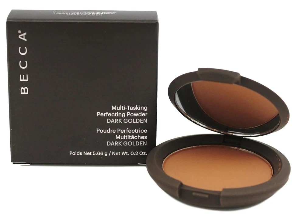 Polvo perfeccionador multitarea Becca dorado oscuro 0,2 oz/5,66 g nuevo Foto 1 de 1