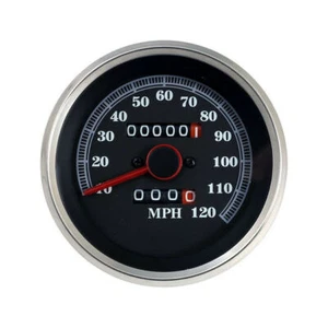 Tacho FX -XL, 2:1 mit Rückstellknopf hinten f. Harley-Davidson FX, FXR, XL 84-94 - Bild 1 von 1