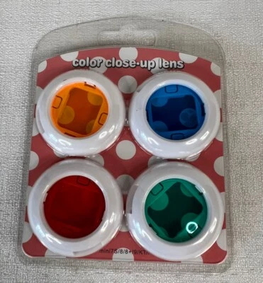 Filtro Lente Primer Plano Polaroid Para Fujifilm Instax Mini 7/8 Cámara Set 4 Colores Foto 1 de 2