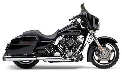 COBRA 6290 4.5" GROOVE TIP SLIP-ON CHROME Fits FLH/FLT 95-16 Foto 1 de 2