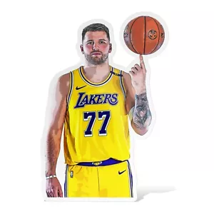 Luka Doncic Los Angeles Lakers Baloncesto Brillante Adhesivo Vinilo Laminado - Imagen 1 de 8