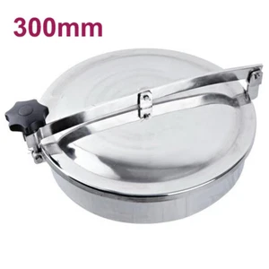 New 300mm Stainless Steel Circular Atmospheric Manhole Non-Pressure Manway Door - Picture 1 of 6