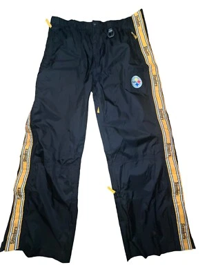 Men’s NFL Pittsburgh Steelers XXL Tailgate Gaiters Zipper Pants Water/Windproof Foto 1 de 4
