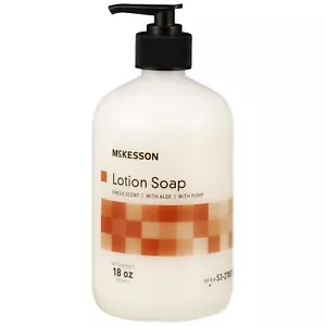 McKesson Lotion Soap Pump Bottle Fresh Scent 18 oz. 53-27857-18 12 Ct - Picture 1 of 9