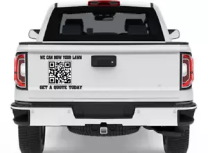 CUSTOM QR Code Sticker vinyl Decal Printed 15 inch big - Picture 1 of 3