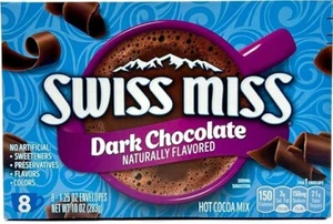 Swiss Miss Dark Chocolate Hot Cocoa Mix | 10 Oz | Pack of 1 | FREE SHIPPPING - Picture 1 of 1