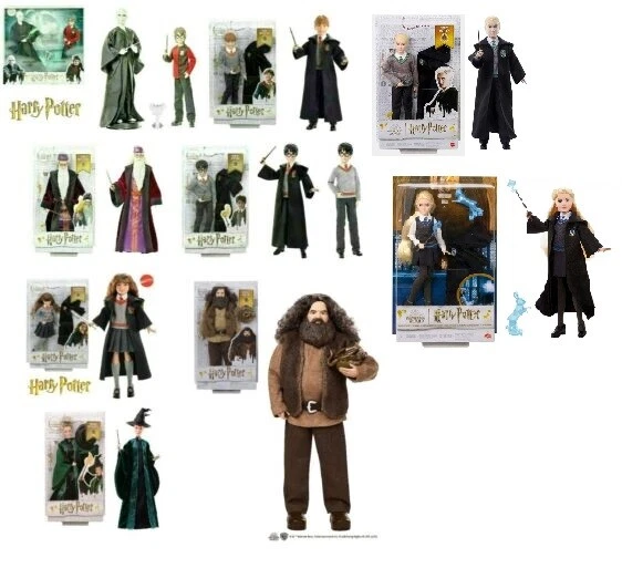 MATTEL HARRY POTTER VOLDEMORT SILENTE HERMIONE RON PITON ACTION FIGURE 28 CM - Immagine 1 di 1