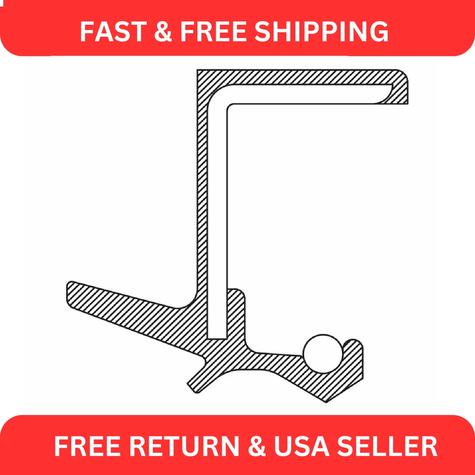 Sello de aceite National 710747 para modelos seleccionados de Chrysler Dodge Hyundai Kia Mitsubishi Foto 1 de 3