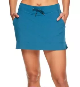 Pantaloncini con coulisse e salice corallo blu GAIAM nuovi con etichette, taglia large - Foto 1 di 4