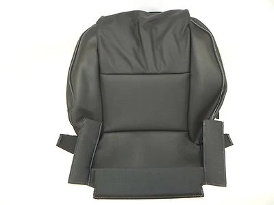 New OEM 2005-2007 Audi A3 Front Right Passenger Seat Back Cover Black Leather - Image 1 of 4