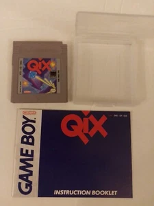 Game Boy Game Cartridge Qix by Nintendo NO BOX Excellent Condition LN - Picture 1 of 4