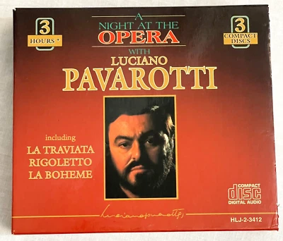 A Night At The Opera With Luciano Pavarotti (CD, 3 Discs, Madacy) Foto 1 de 4