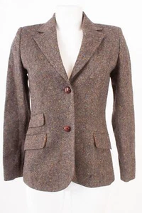 Magee of Donegal ladies blazer jacket size DE 34 Pure Wool Multicoloured - Picture 1 of 8