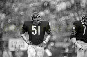 Negativo vintage 1969 SPESSO BUTKUS originale 35 mm Chicago Bears HOF Illinois 65 - Foto 1 di 1