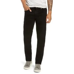 Pantalones de mezclilla Fidelity Torino Gotham elásticos ajustados rectos negros 31W/34L para hombre - Imagen 1 de 10