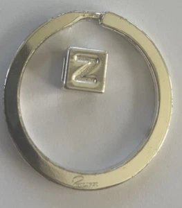 Philippi Initial LETTER “Z” Key Ring Metal Fob Germany Keychain Signed NEW - Picture 1 of 4
