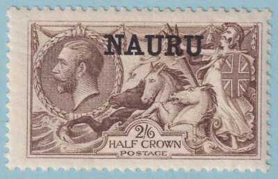 NAURU 16 COMO NUEVO BISAGRAS OG * ¡SIN FALLAS MUY BIEN! - QAA Foto 1 de 2