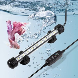 4W 7.5inch Submersible Aquarium Light Underwater Fish Tank Light LED Aquarium... - Picture 1 of 7