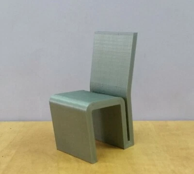 Easy Edge Chair,1:12,1;16 Scale Mini Replica,Dollhouse Modern Furniture,Famous  - Image 1 of 4