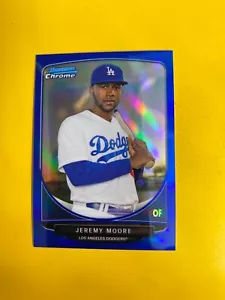43557 2013 Bowman Chrome Mini Blue Refractors #6 Jeremy Moore DODGERS #19/99 - Picture 1 of 3