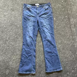 Wit & Wisdom Ab-Solution High Waist Itty Bitty Bootcut Jeans, Blue - Size 10P - Picture 1 of 4