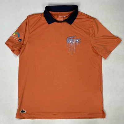 Lacoste Maimi Open Tennis Polo Shirt Men Slim Fit 3 Small Seamless - Image 1 of 4