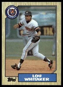 1987 Topps #661 Lou Whitaker - Picture 1 of 2