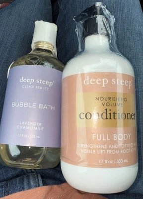 Deep Steep Lavender/Chamomile Bubble Bath + Volume Conditioner - Image 1 of 4